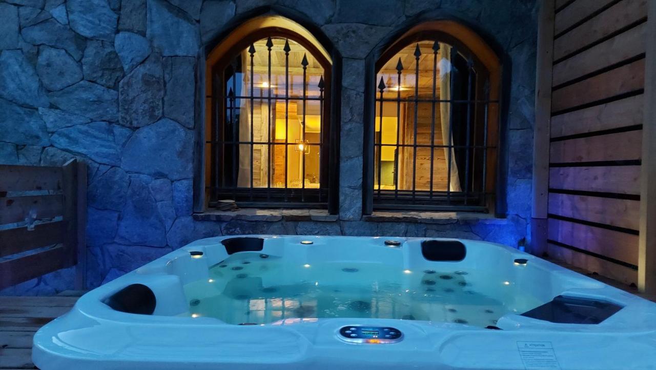 Chalet Serre Cambeou Piscine&Spa Saint-Chaffrey Kültér fotó