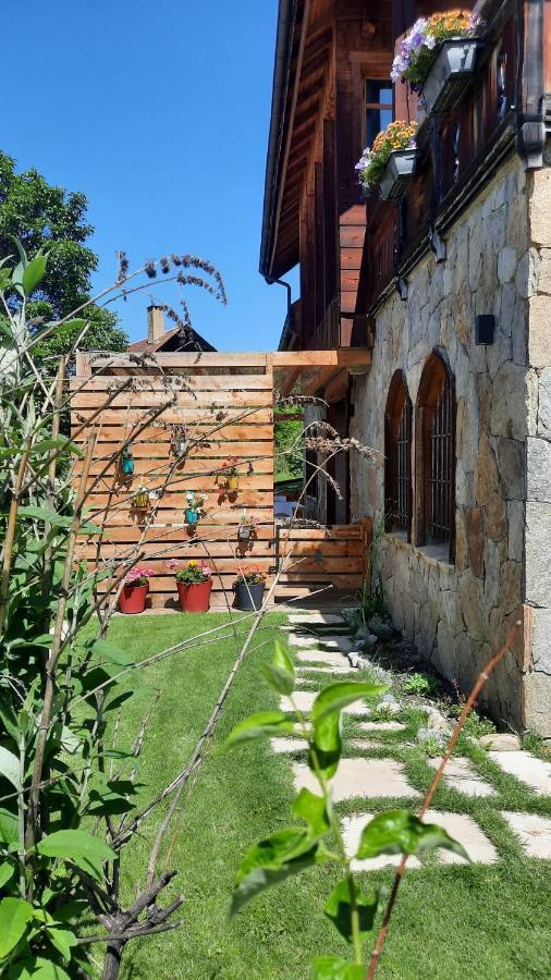 Chalet Serre Cambeou Piscine&Spa Saint-Chaffrey Kültér fotó
